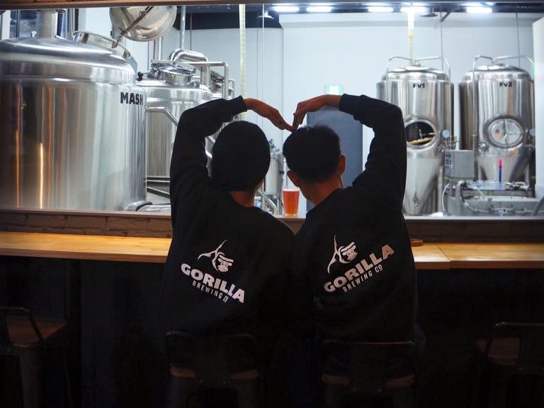 Gorilla Brewing Co.--30HL Brewing System in Korea